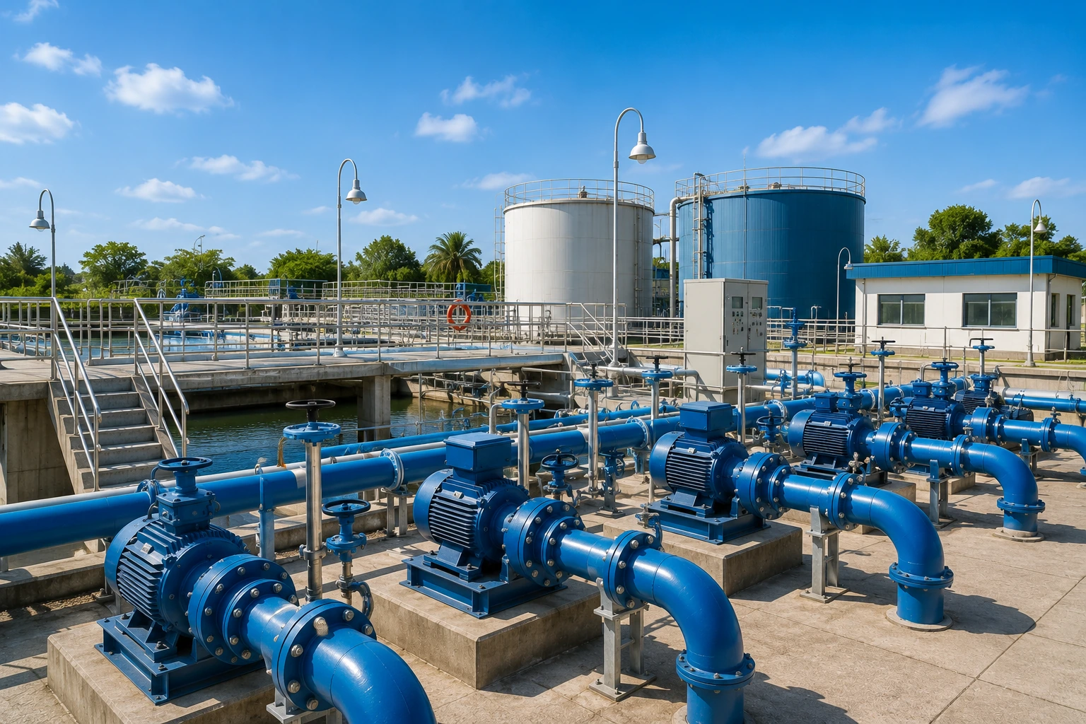 Industrial process facility representing technical RFQ review and specification support