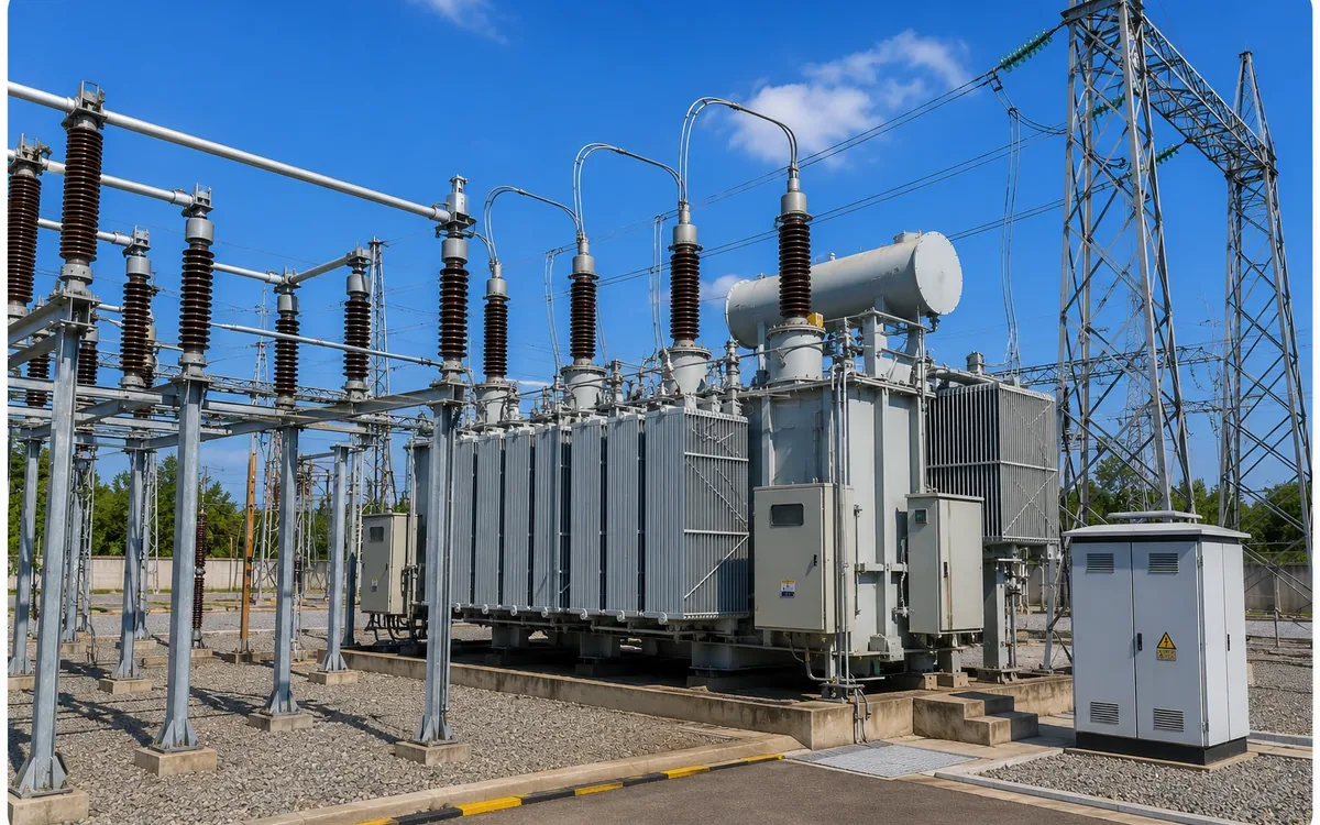 Electrical project equipment representing supplier milestone and document follow-up